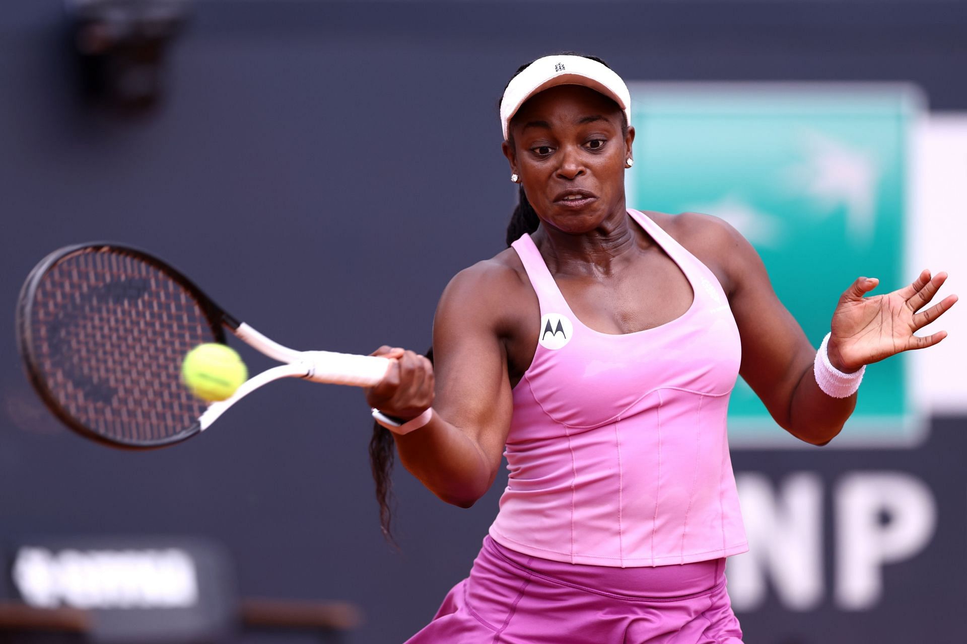 Sloane Stephens at the 2023 Internazionali BNL D'Italia.